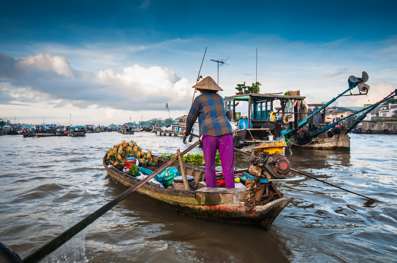 Räätälöity matka - Mekong Delta -pyöräilymatka