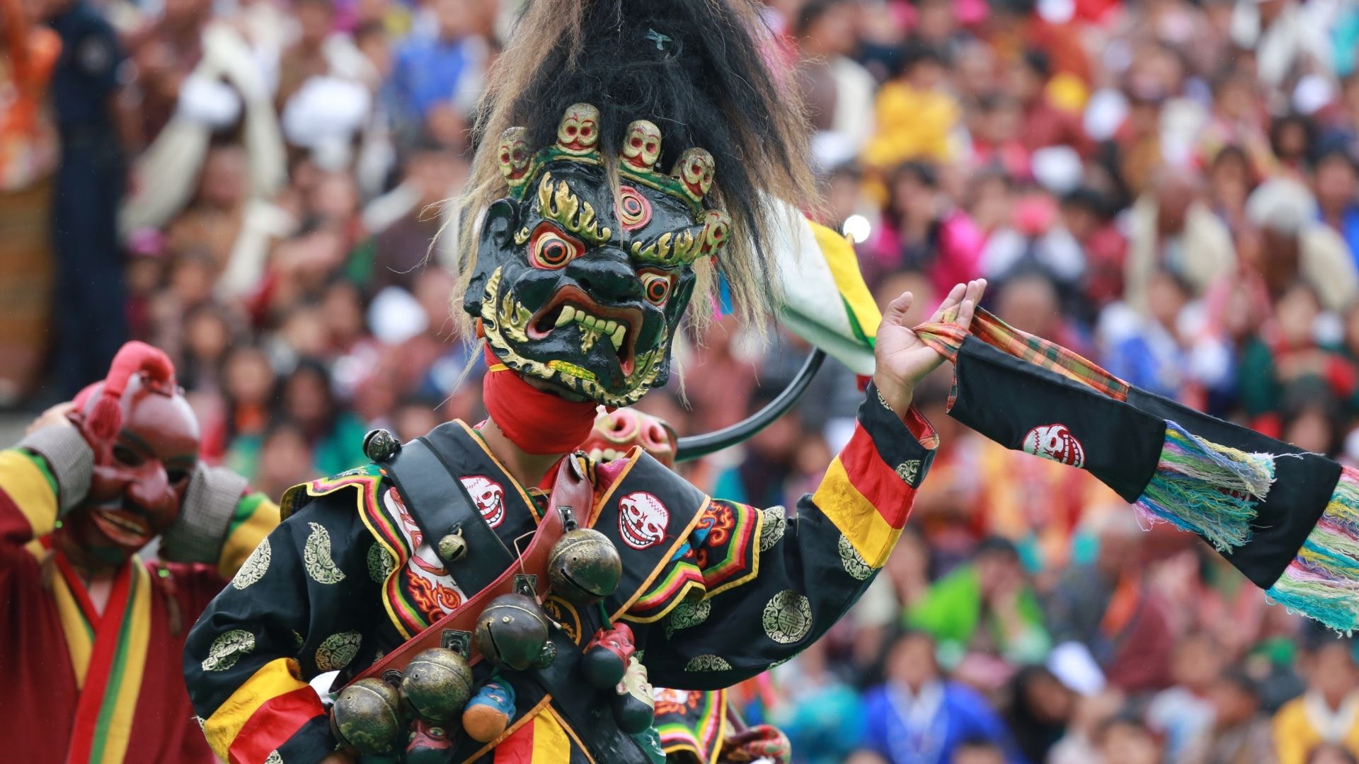 Bhutan tsetchu mask dance 