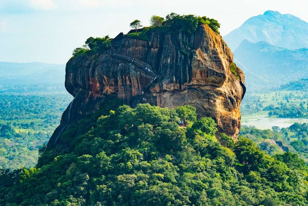 Sri Lankan kiertomatka - Sigirya Rock matkat Sri Lankaan