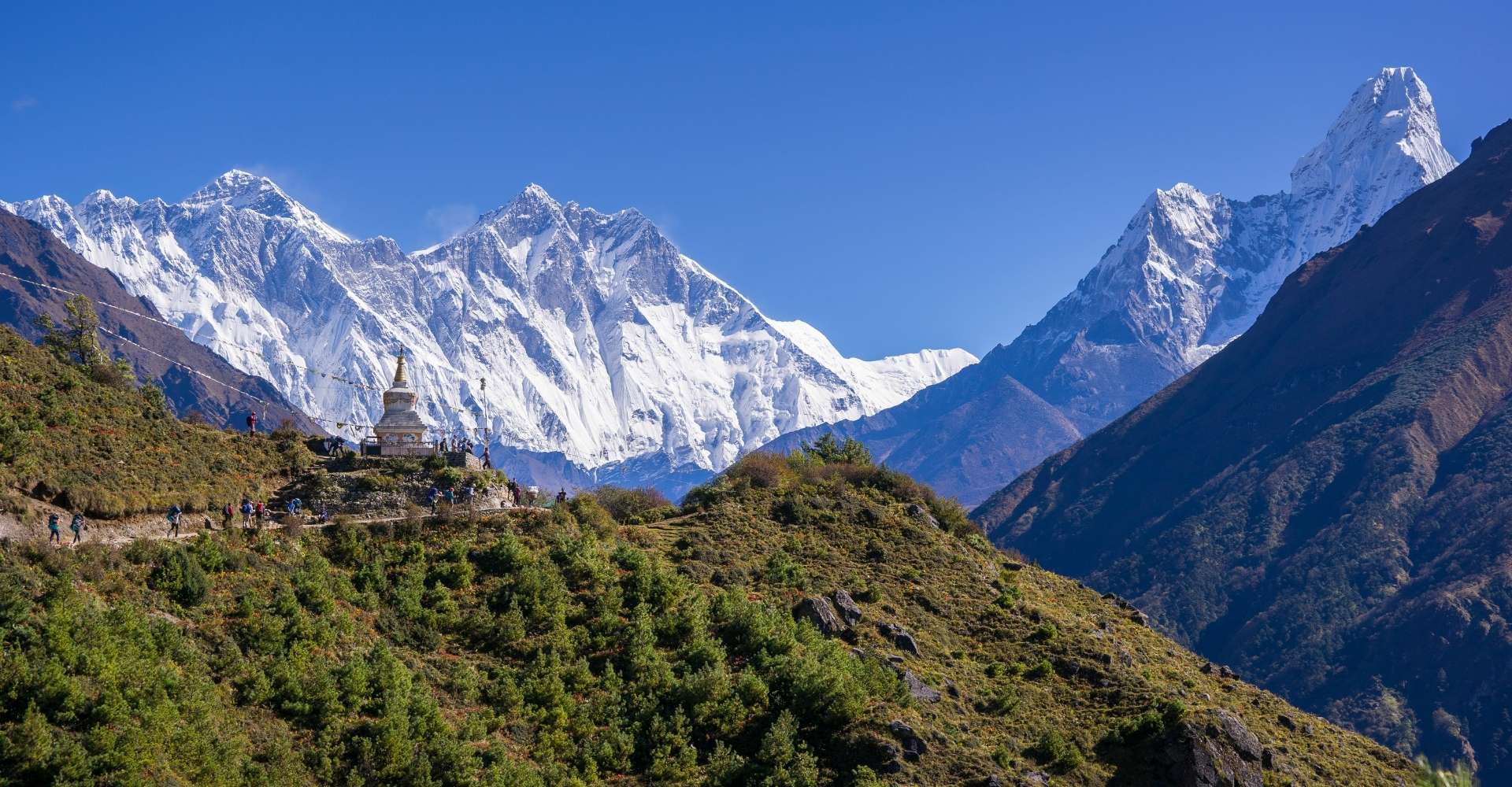 Everestin maisemia Nepalissa