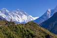 Everestin maisemia Nepalissa