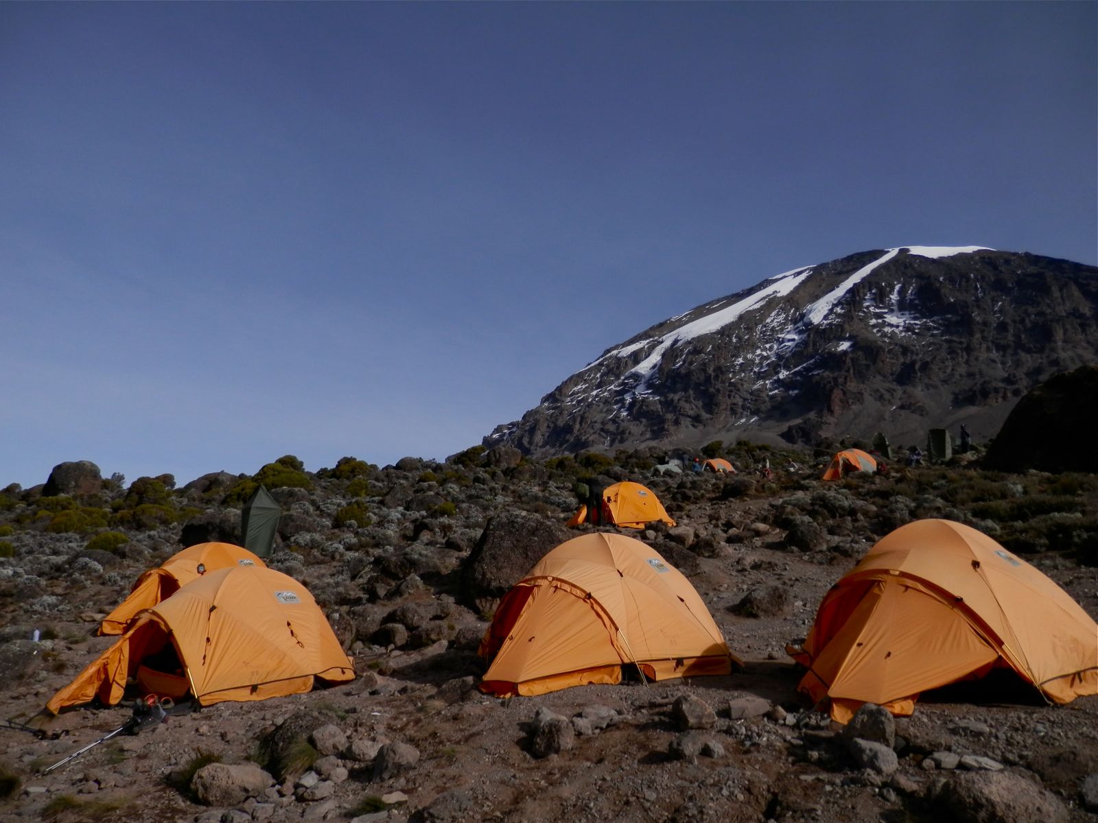 Kilimanjaro vaellusmatka teltta leiri